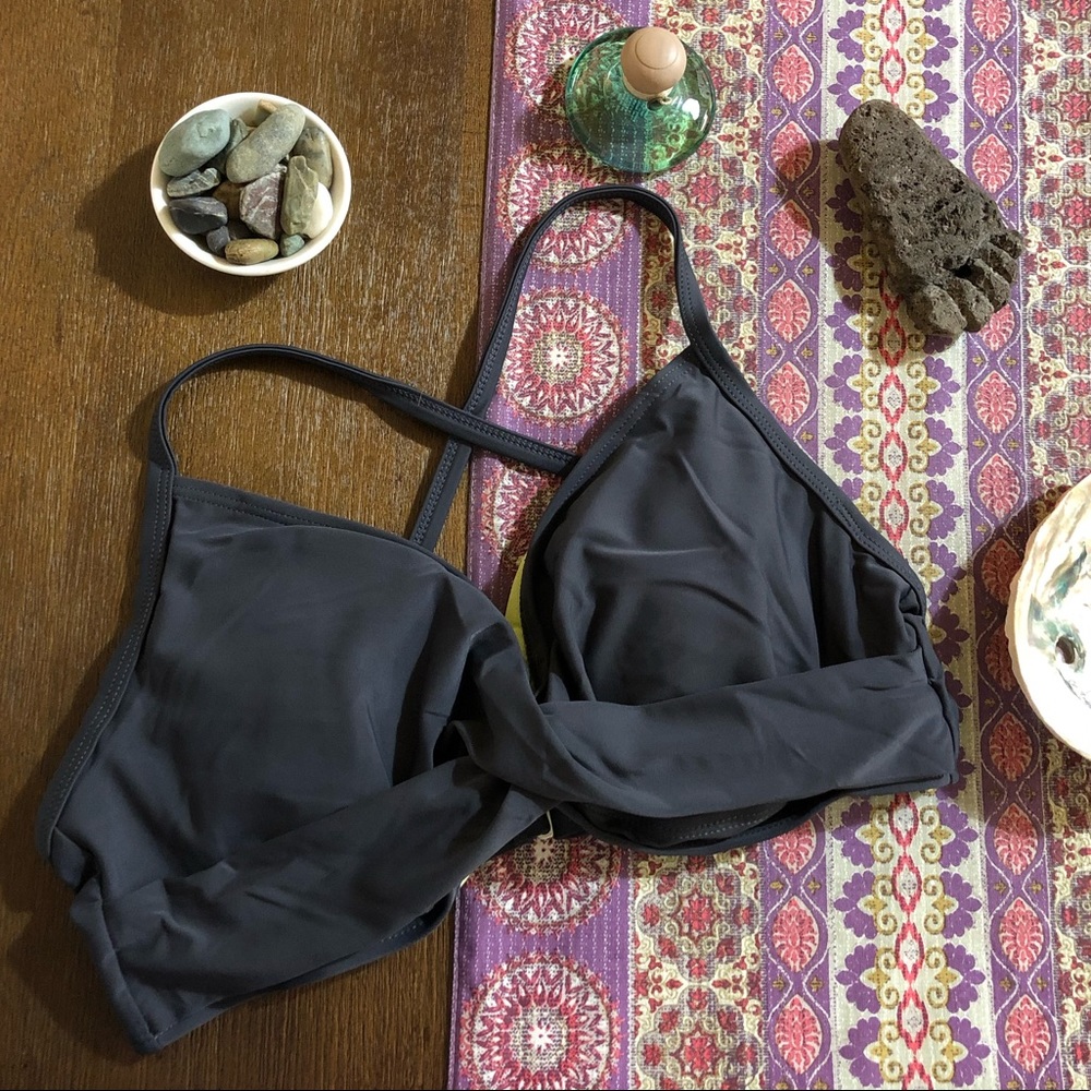 Athleta Bikini Top - Wired Grey